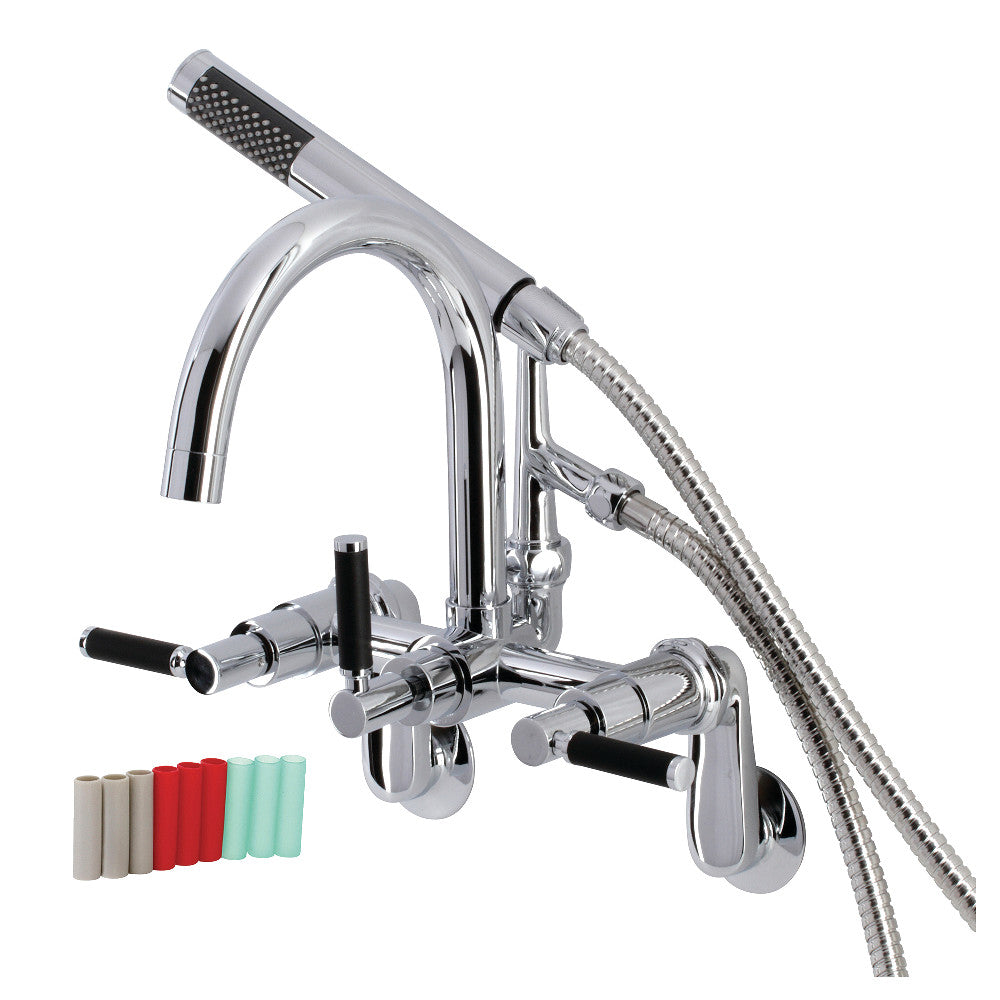 Vintage AE8150DKL Kaiser 7-Inch Adjustable Wall Mount Clawfoot Tub Faucet