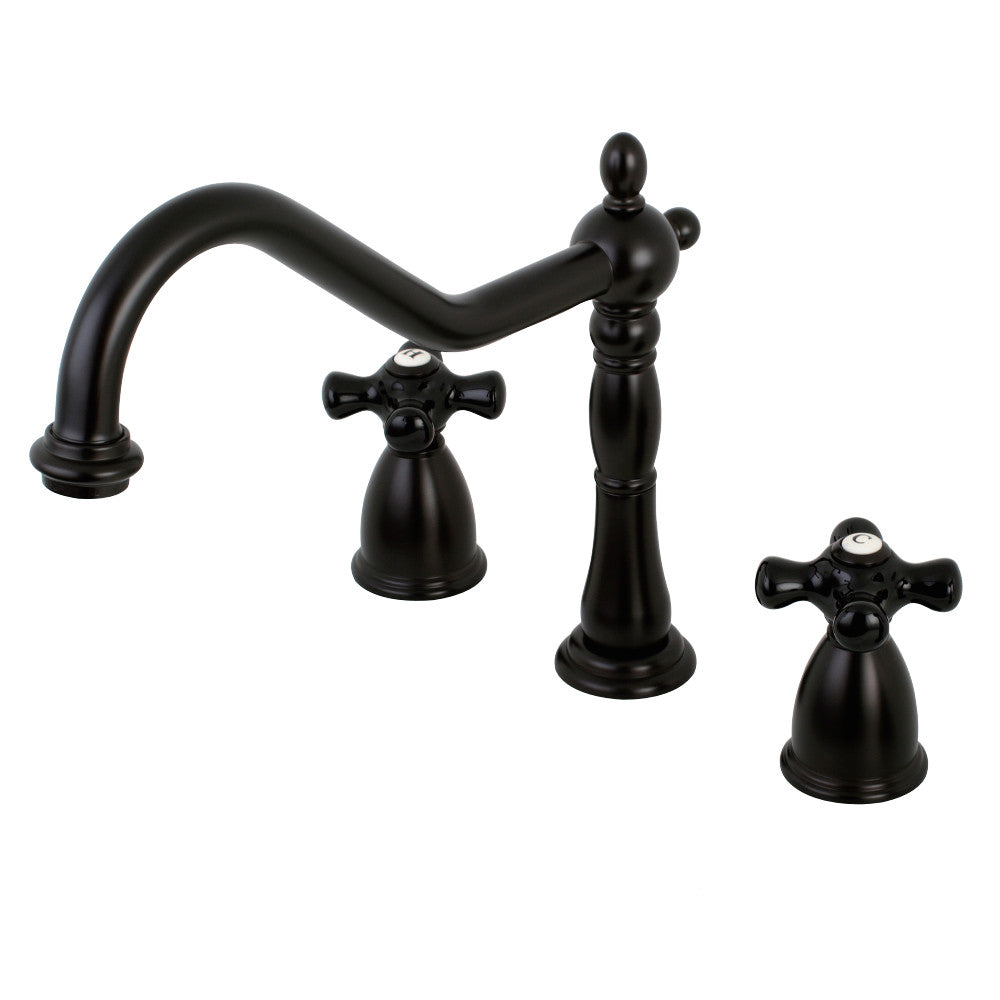 Kingston Brass KB1795PKXLS Widespread Kitchen Faucet