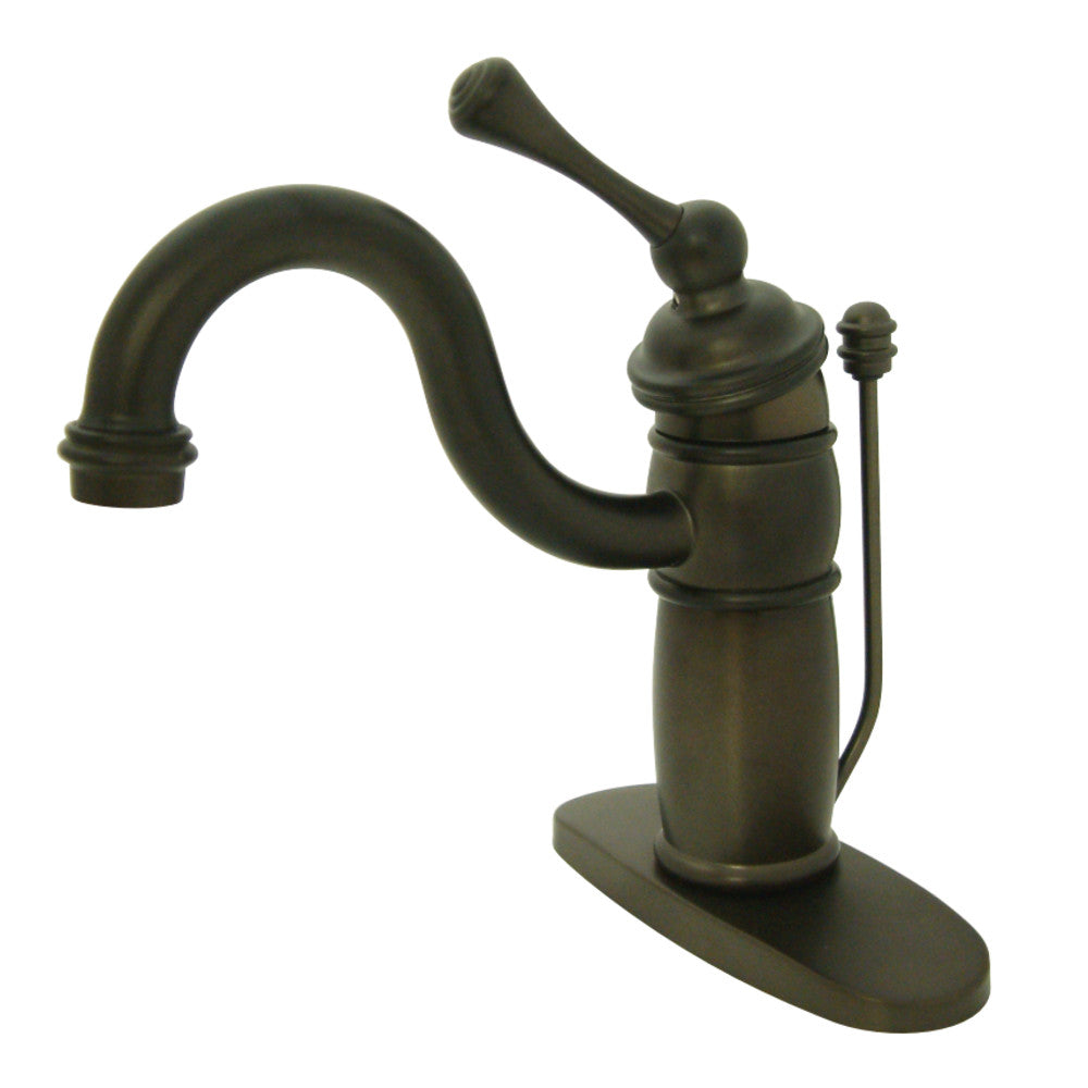 Kingston Brass KB1402BL Victorian Single-Handle Bathroom Faucet with Pop-Up Drain
