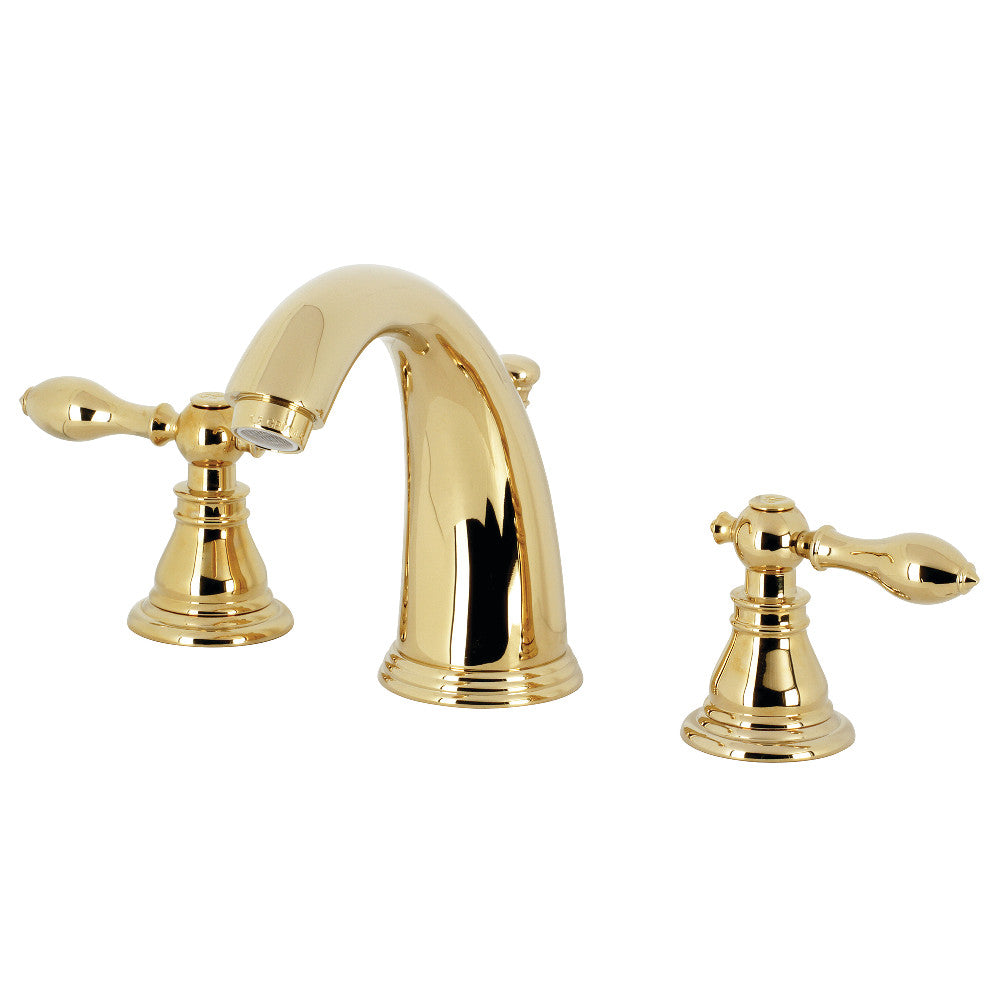 Kingston Brass KB981ACL American Classic Widespread Bathroom Faucet with Retail Pop-Up