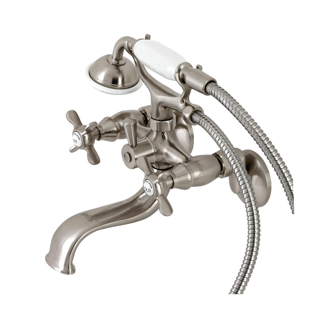 Essex Wall Mount Clawfoot Tub Faucet with Hand Shower