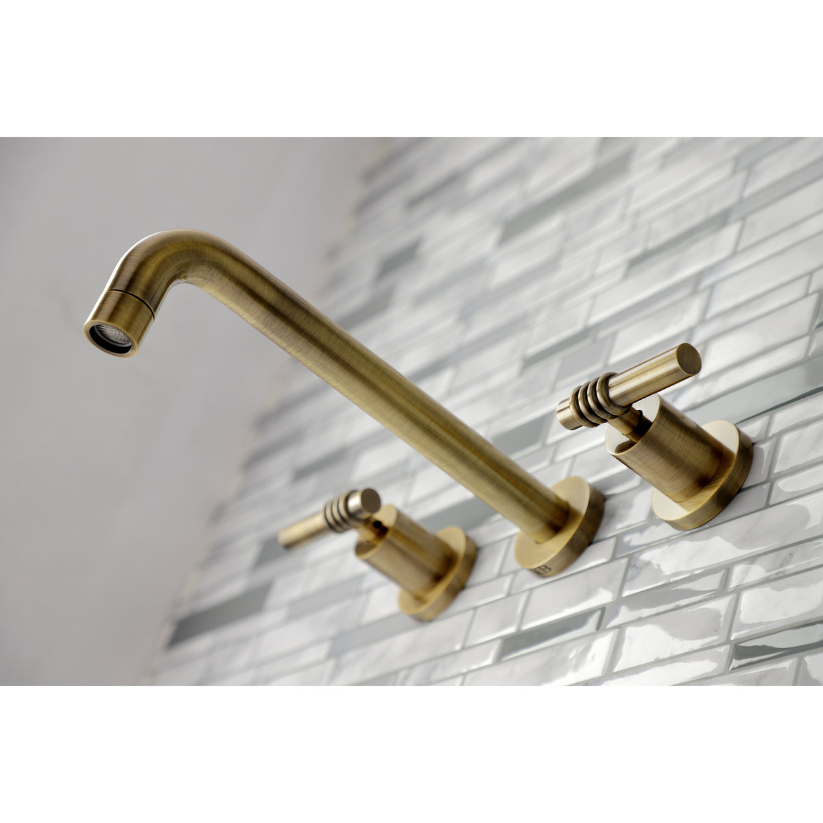 Milano Two-Handle Wall Mount Tub Faucet