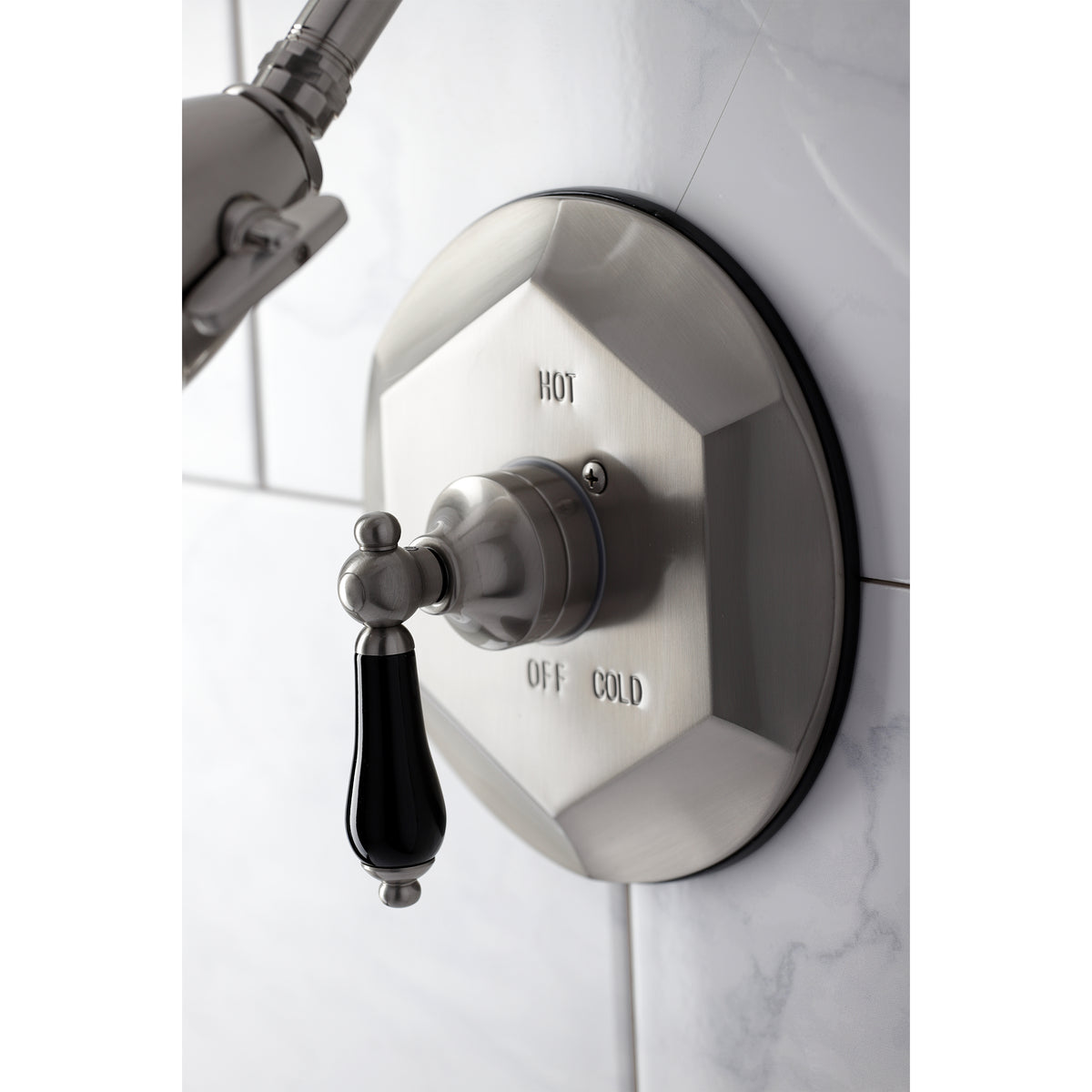 Metropolitan Onyx Shower Faucet Only with Lever Handle