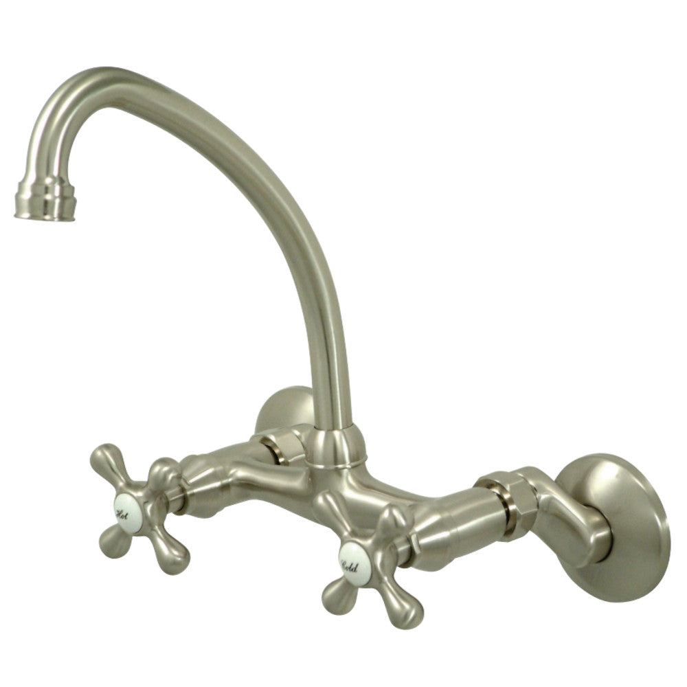 Kingston Brass KS214ORB Kingston Two Handle Wall Mount Kitchen Faucet