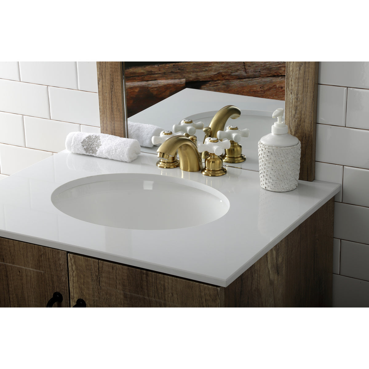 Kingston Brass KB955PX Victorian Mini-Widespread Bathroom Faucet