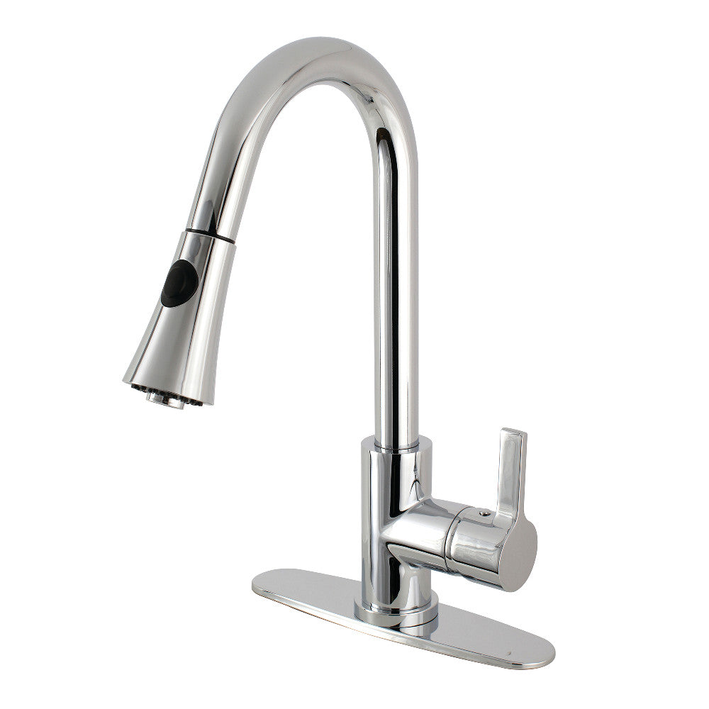 Gourmetier LS8723CTL Continental Single-Handle Pull-Down Kitchen Faucet