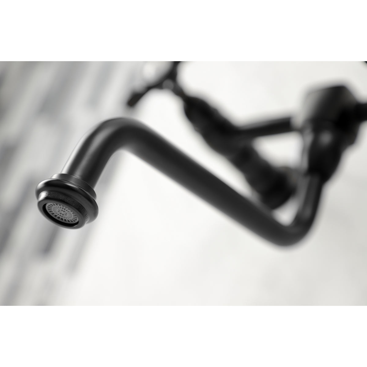 Kingston Brass KS1216BEX Essex Wall Mount Bathroom Faucet