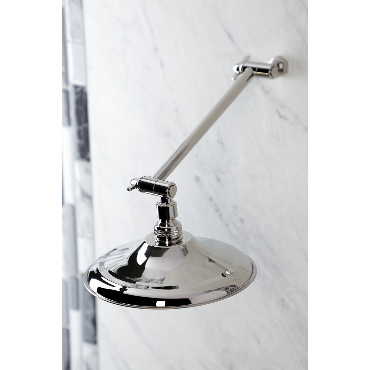 Victorian Shower Head with Adjustable Shower Arm
