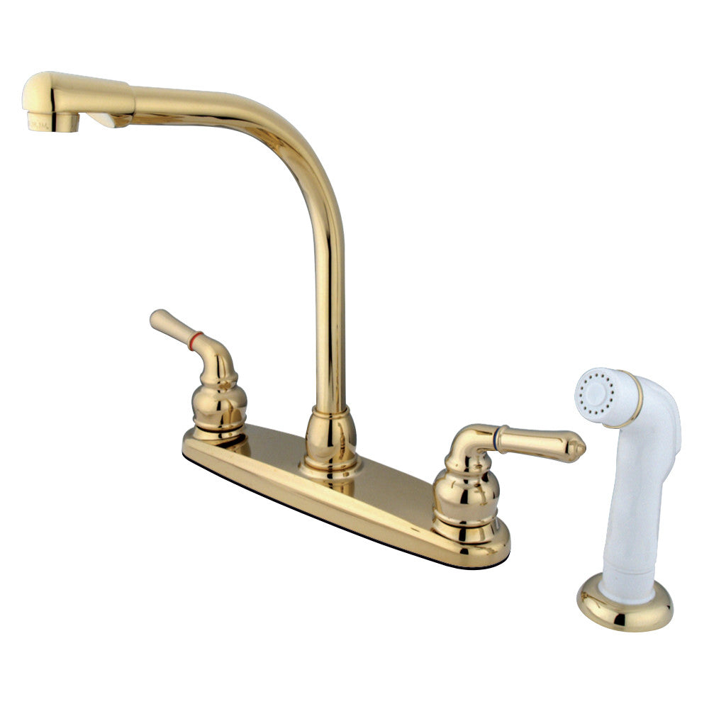 Kingston Brass KB756 Magellan 8-Inch Centerset Kitchen Faucet
