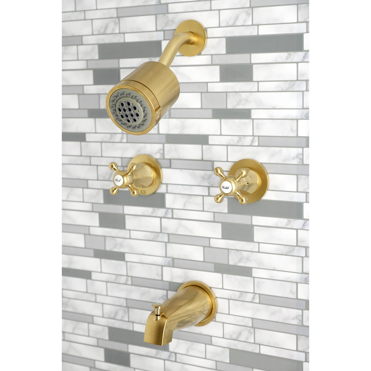 Metropolitan Two-Handle Tub and Shower Faucet