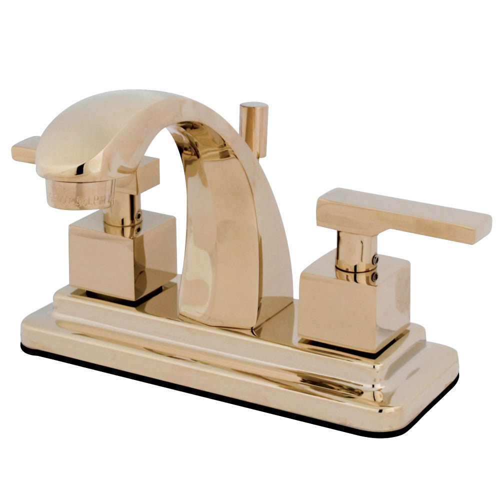 Kingston Brass KS4648QLL 4 in. Centerset Bathroom Faucet
