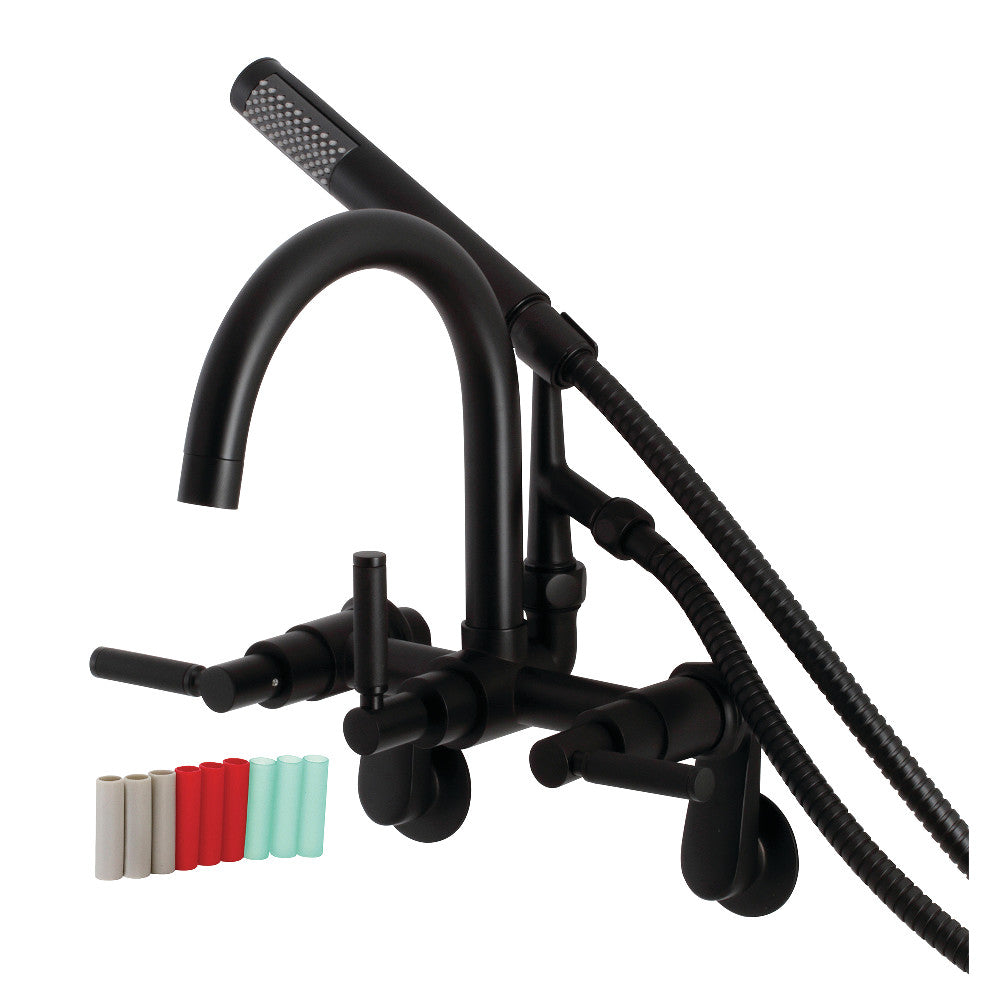 Vintage AE8150DKL Kaiser 7-Inch Adjustable Wall Mount Clawfoot Tub Faucet