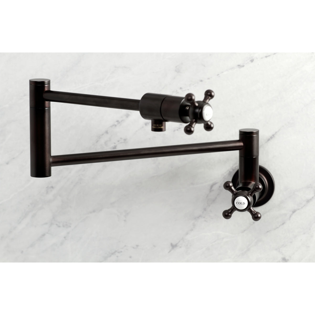 Kingston Brass KS4106BX Metropolitan Wall Mount Pot Filler