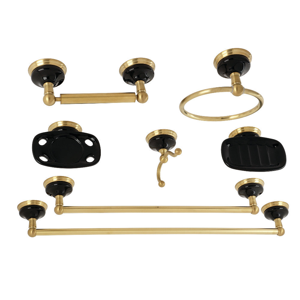 Kingston Brass Water Onyx 7-Piece Bathroom Accessory Set