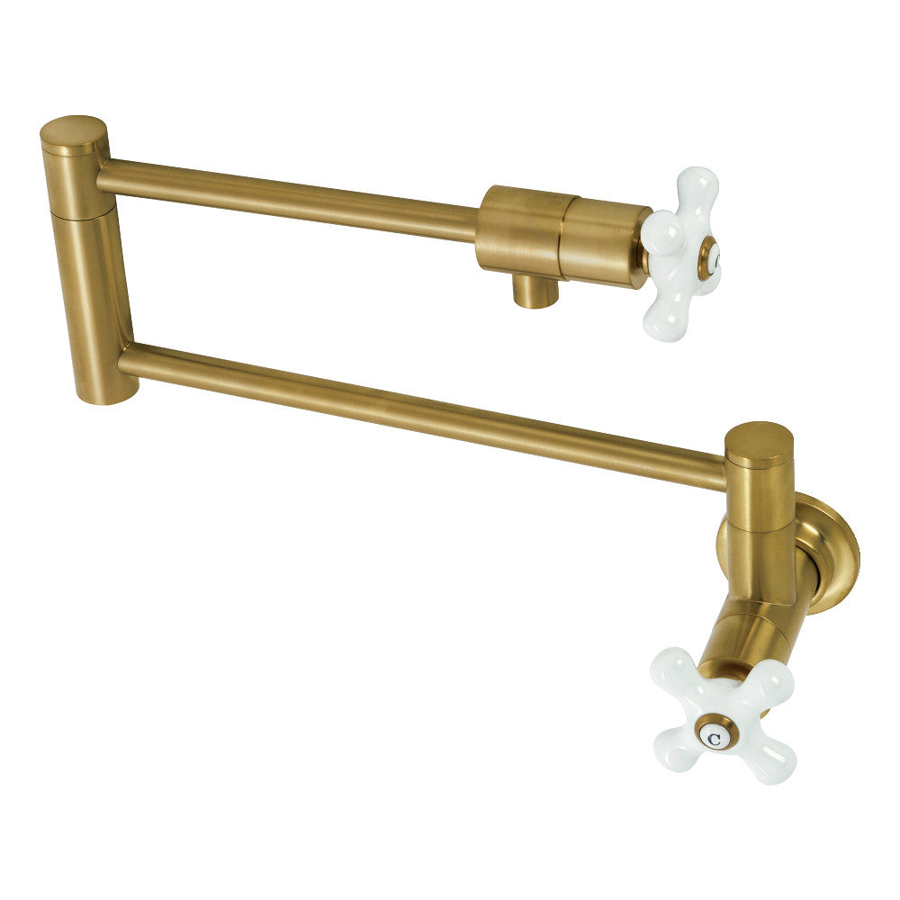 Kingston Brass KS4101PX Metropolitan Wall Mount Pot Filler