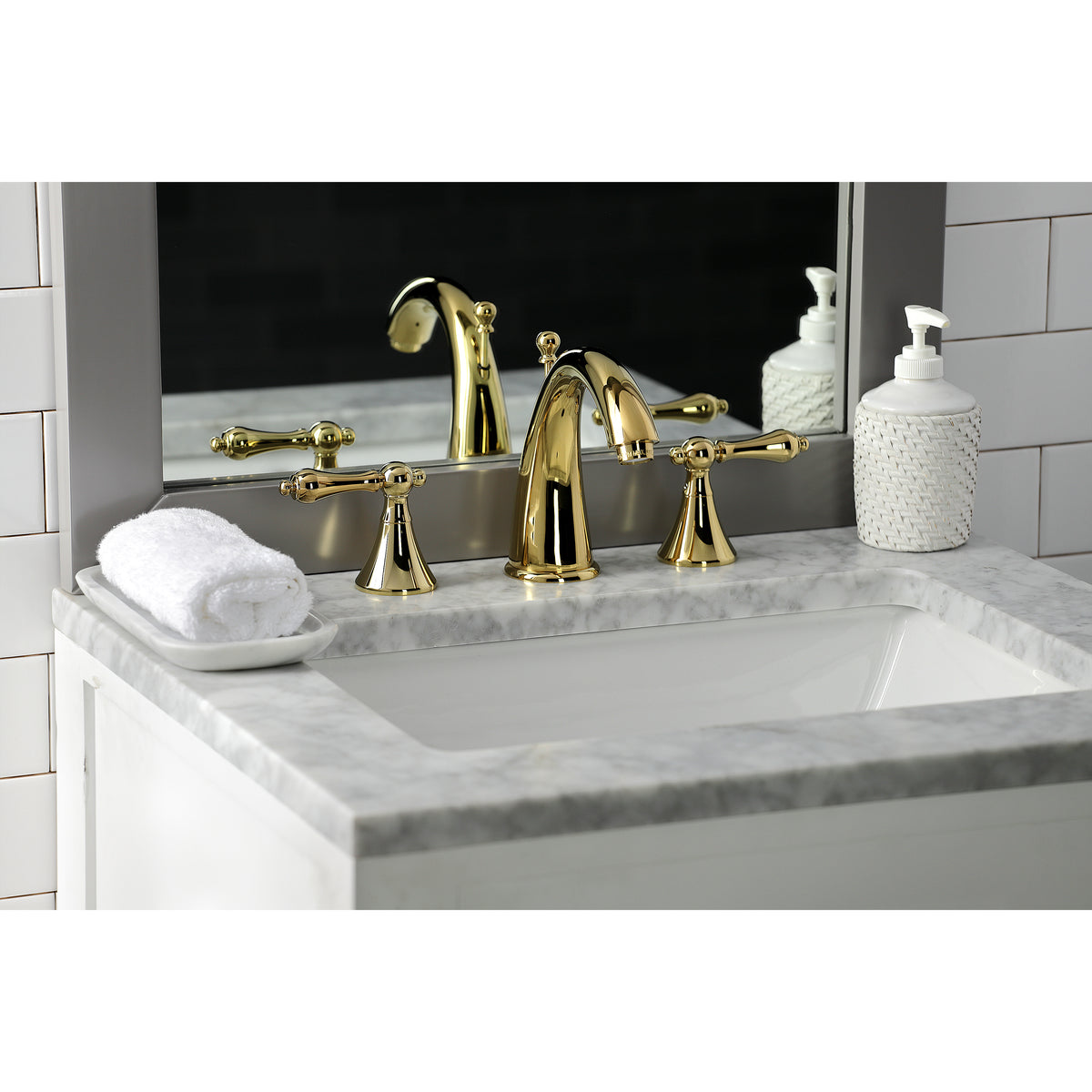 Kingston Brass KS2978AL 8 in. Widespread Bathroom Faucet