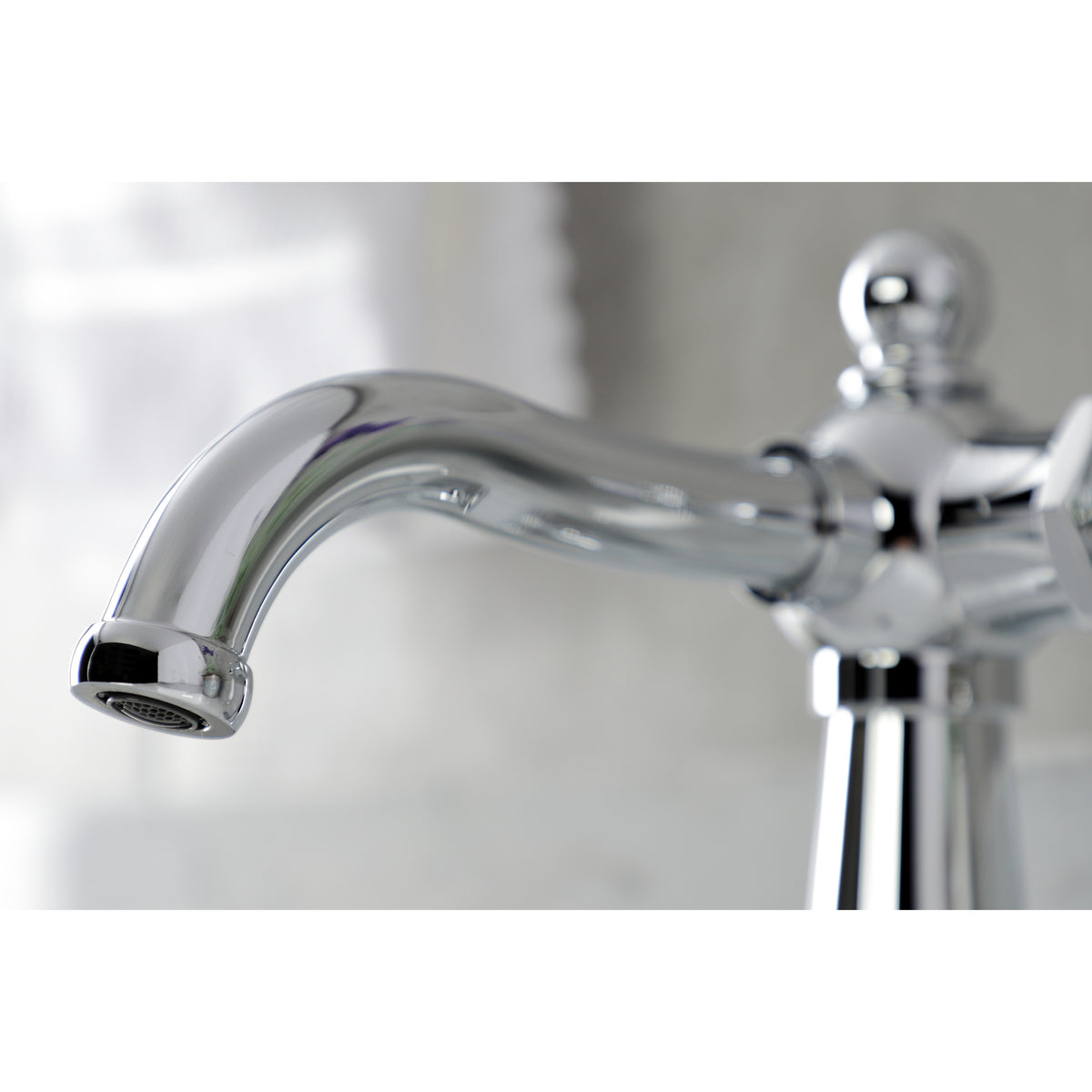 Kingston Brass KSD154BXPB Nautical Single-Handle Bathroom Faucet with Push Pop-Up