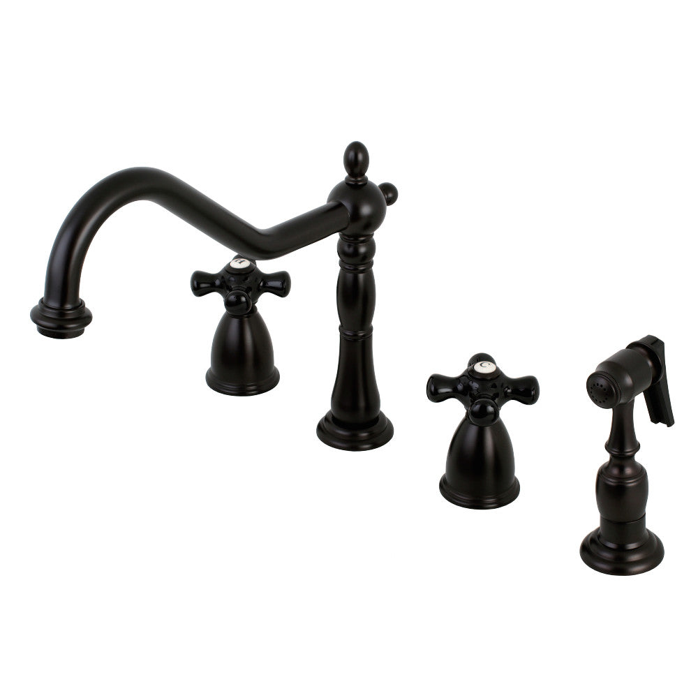 Kingston Brass KB1798PKXBS Widespread Kitchen Faucet