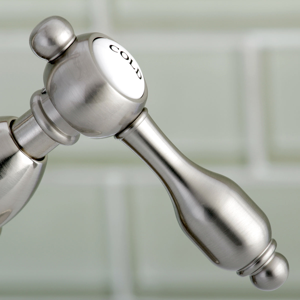 Kingston Brass KS1435TAL Tudor Two-Handle Bathroom Faucet with Brass Pop-Up and Cover Plate