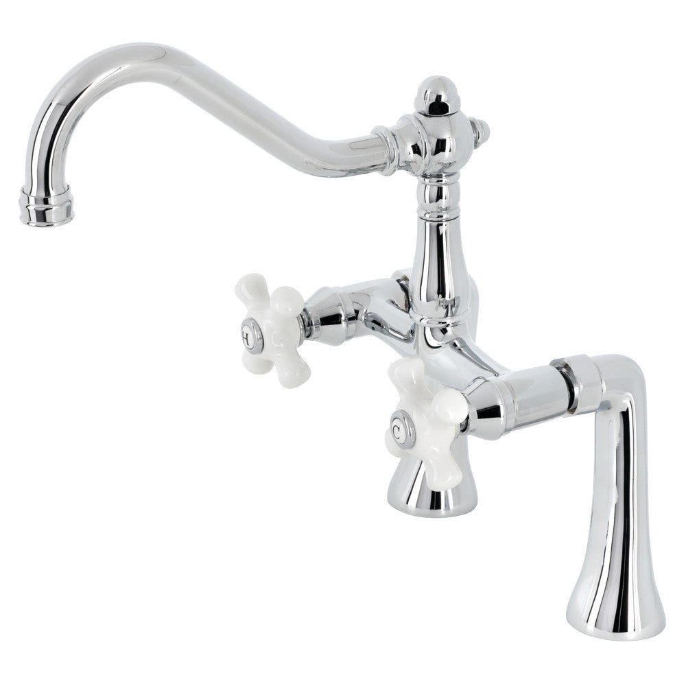 Restoration Deck Mount Clawfoot Tub Faucet