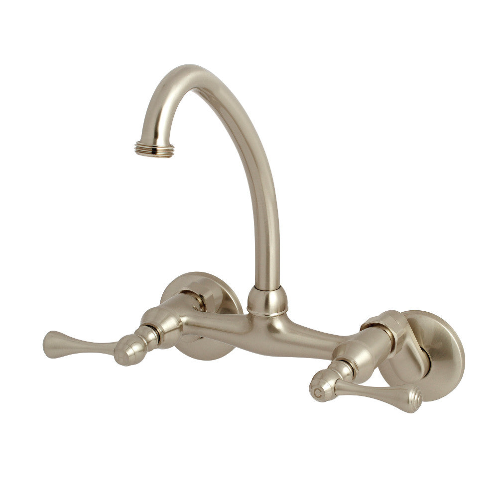 Kingston Brass KS374C Kingston Two Handle Wall Mount Laundry Faucet