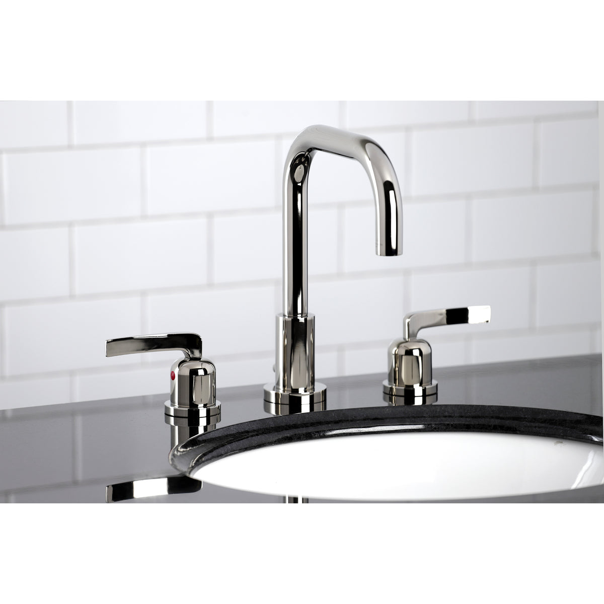 Kingston Brass FSC8931EFL Centurion Widespread Bathroom Faucet with Brass Pop-Up