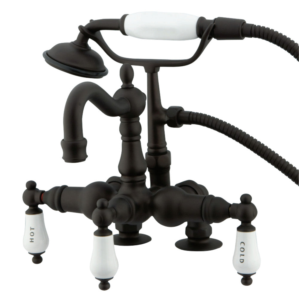 Vintage 3-3/8-Inch Deck Mount Tub Faucet