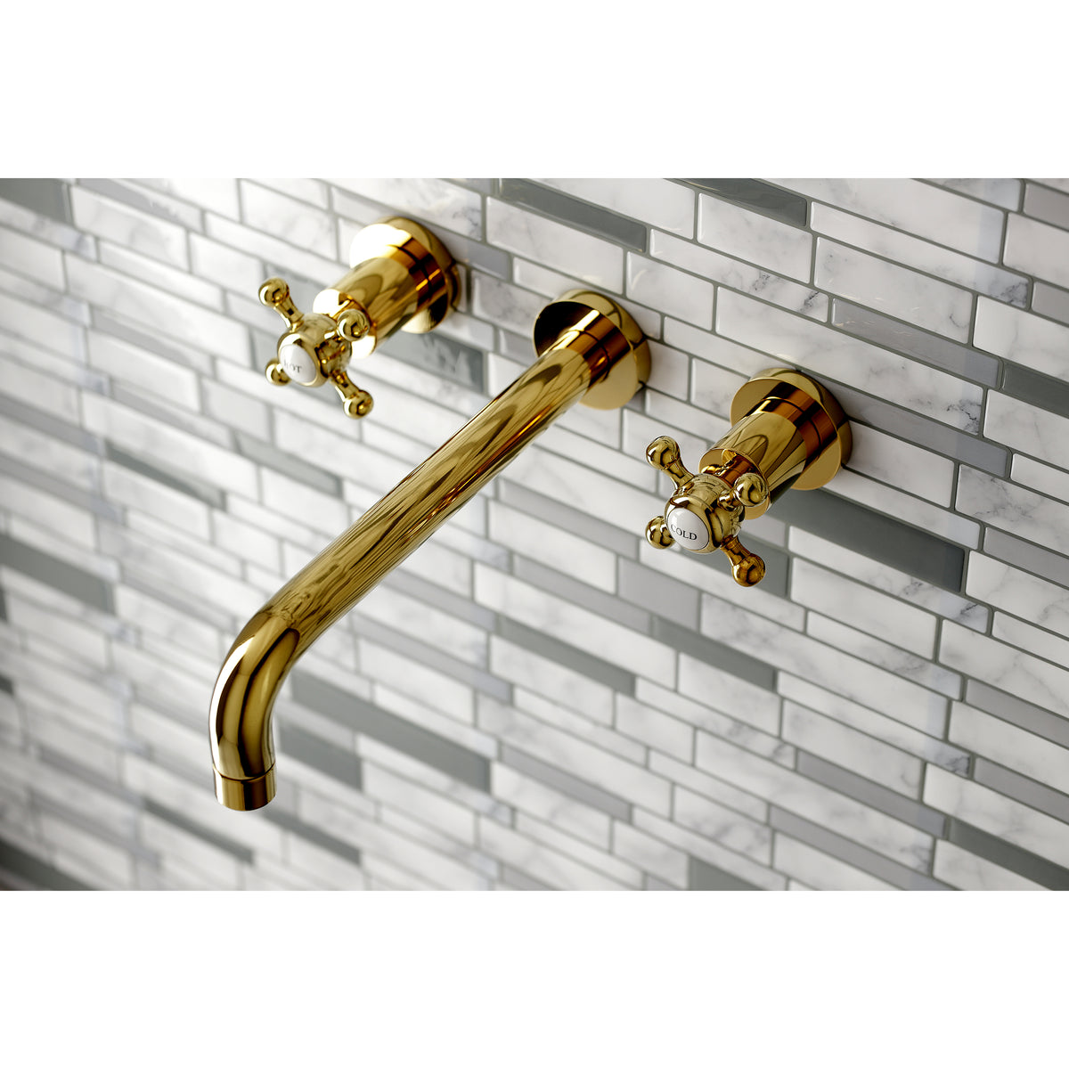 Metropolitan Two-Handle Wall Mount Tub Faucet