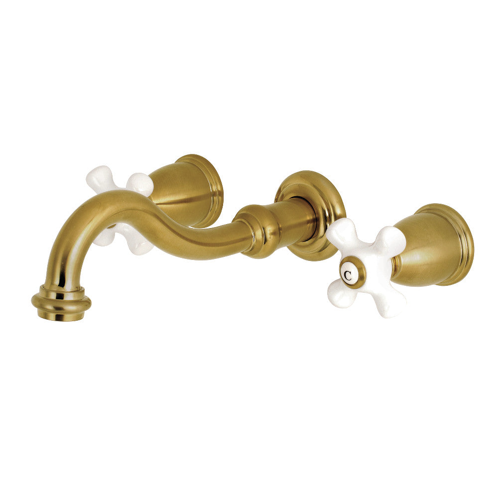 Kingston Brass KS3120PX Vintage 2-Handle Wall Mount Bathroom Faucet