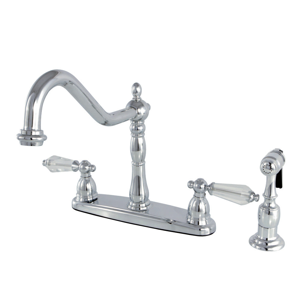 Kingston Brass KB1755WLLBS Wilshire Centerset Kitchen Faucet