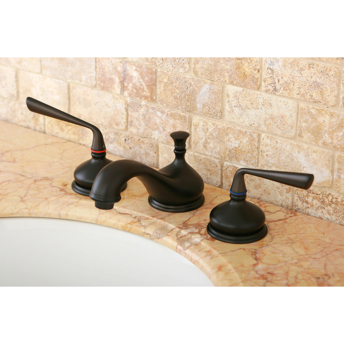 Kingston Brass KS1165ZL 8 in. Widespread Bathroom Faucet