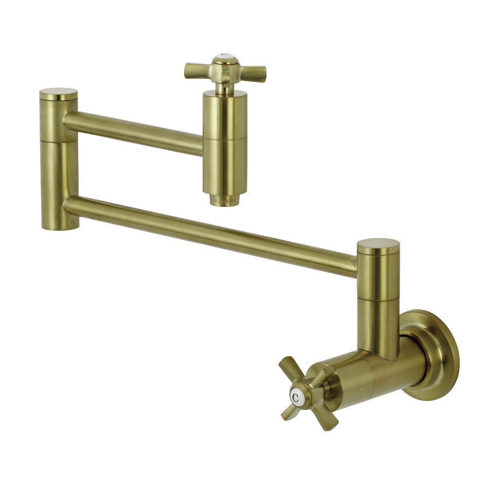 Kingston Brass KS8103ZX Millennium Wall Mount Pot Filler Kitchen Faucet