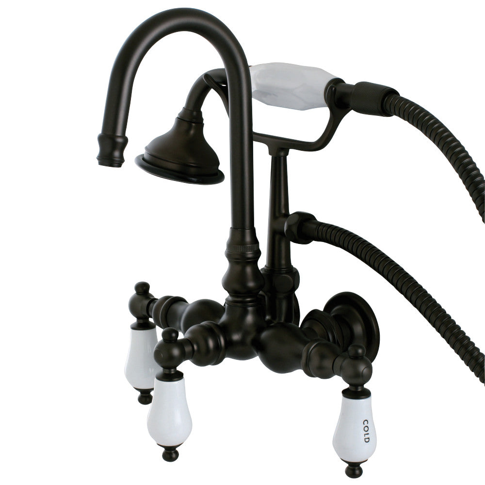 Aqua Vintage Wall Mount Clawfoot Tub Faucet