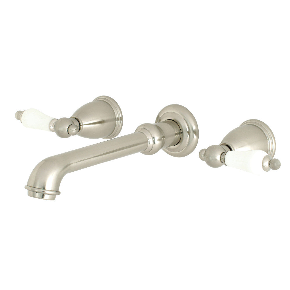 Kingston Brass KS7128PL Two-Handle Wall Mount Bathroom Faucet