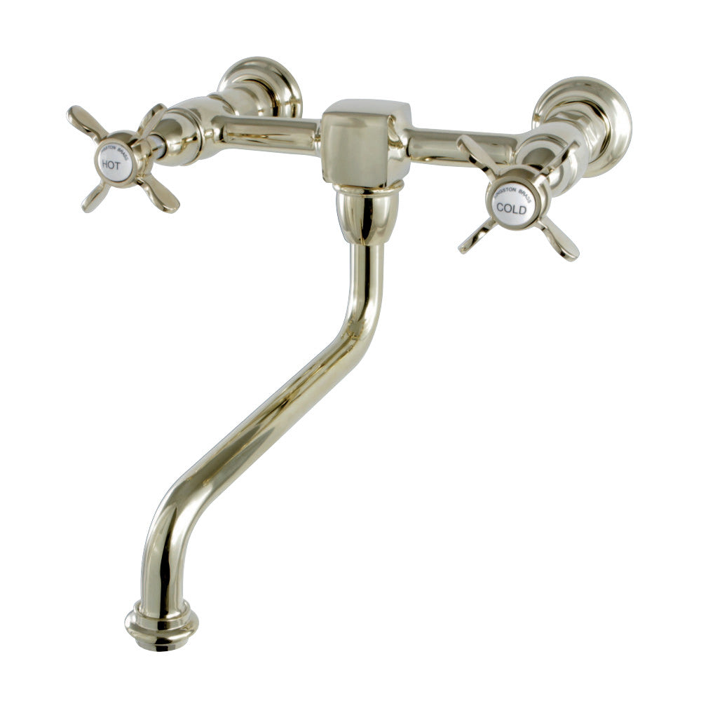 Kingston Brass KS1216BEX Essex Wall Mount Bathroom Faucet