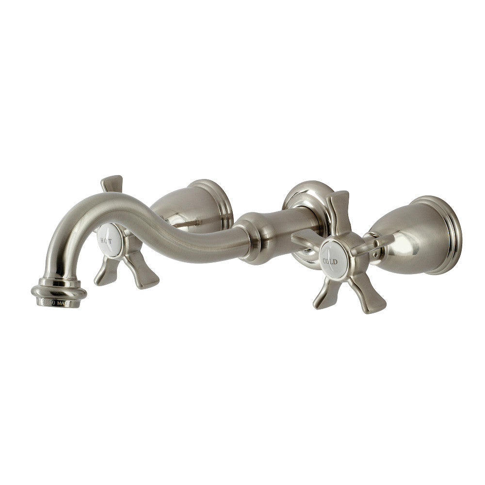 Kingston Brass KS3121NX Hamilton Two-Handle Wall Mount Bathroom Faucet
