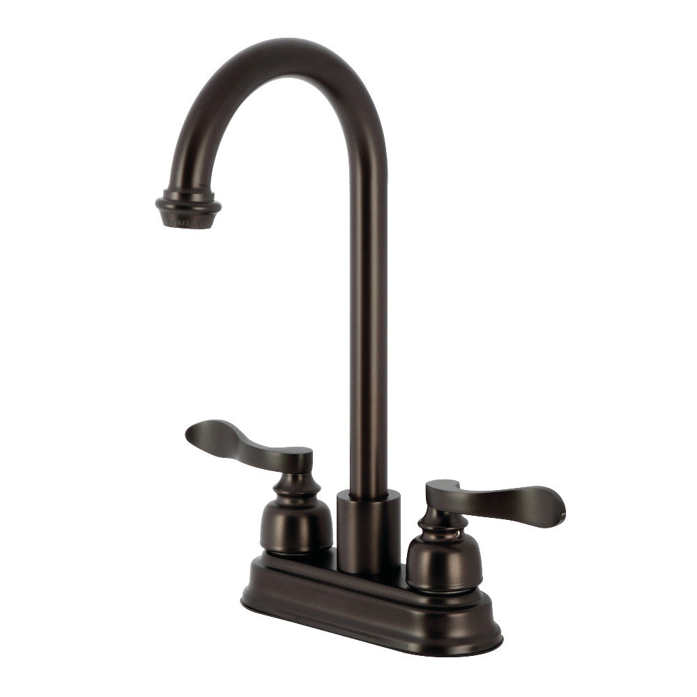 Kingston Brass KB8498NFL NuWave French 4" Centerset Bar Faucet