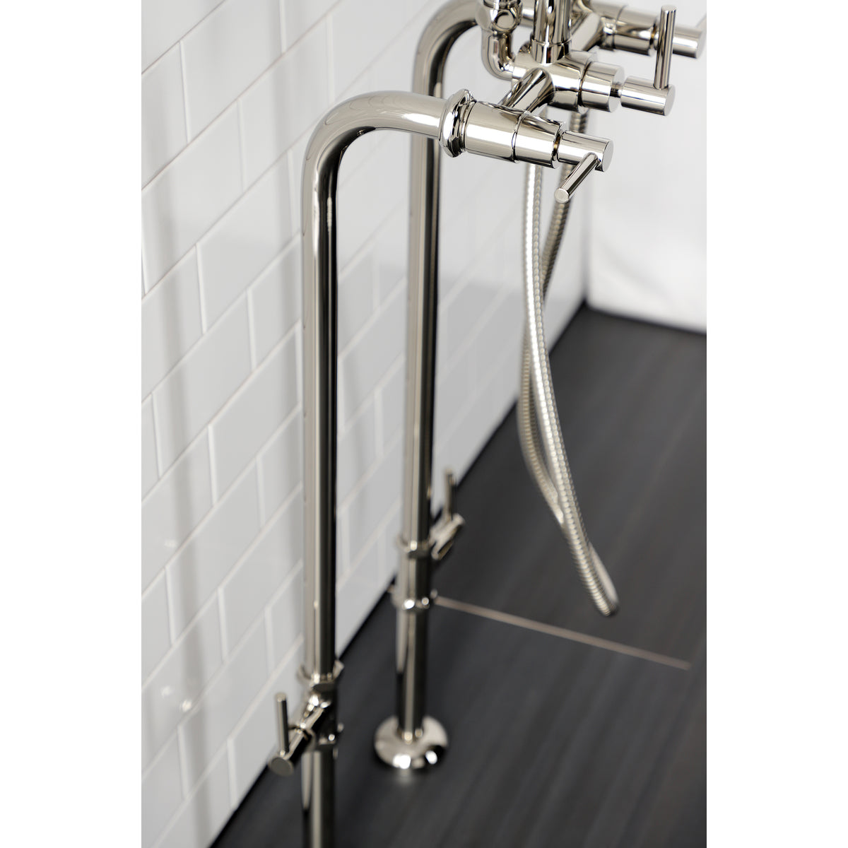 Vintage CCK8108DL Concord Freestanding Tub Faucet with Supply Line, Stop Valve