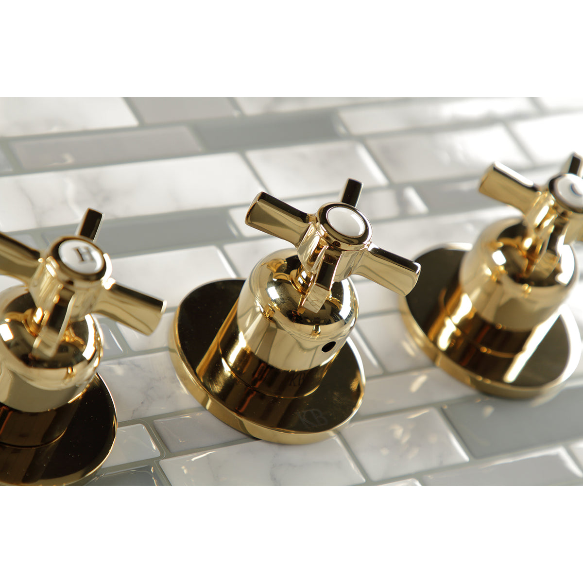 Millennium Three-Handle Tub and Shower Faucet