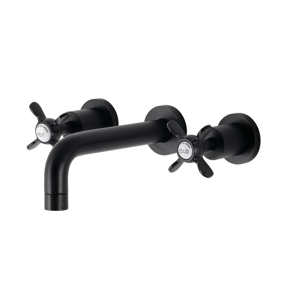 Kingston Brass KS8121BEX Essex 2-Handle 8 in. Wall Mount Bathroom Faucet