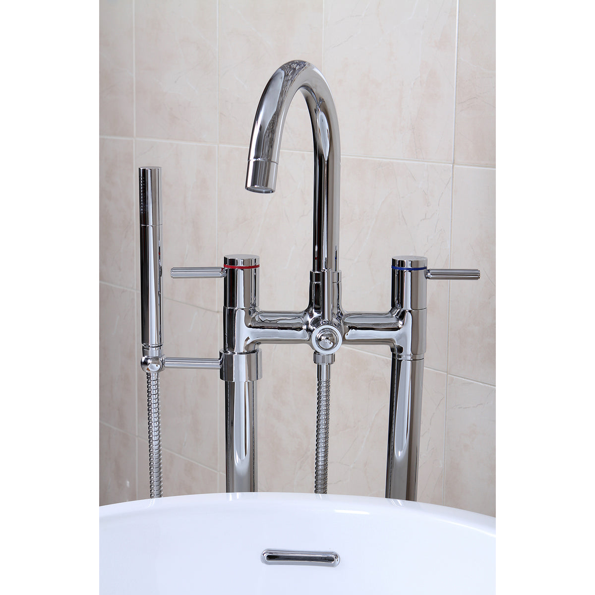 Concord Freestanding Tub Faucet with Hand Shower