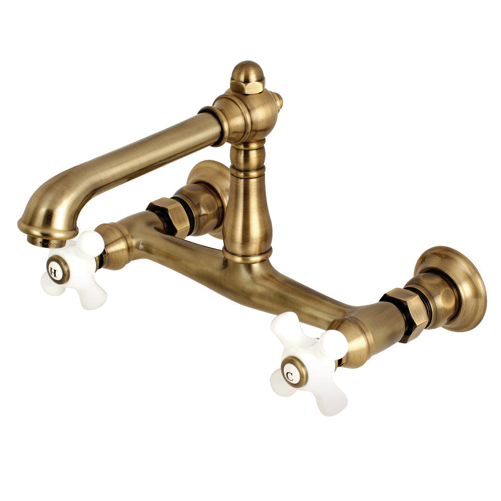 Kingston Brass KS7243PX Wall Mount Bathroom Faucet