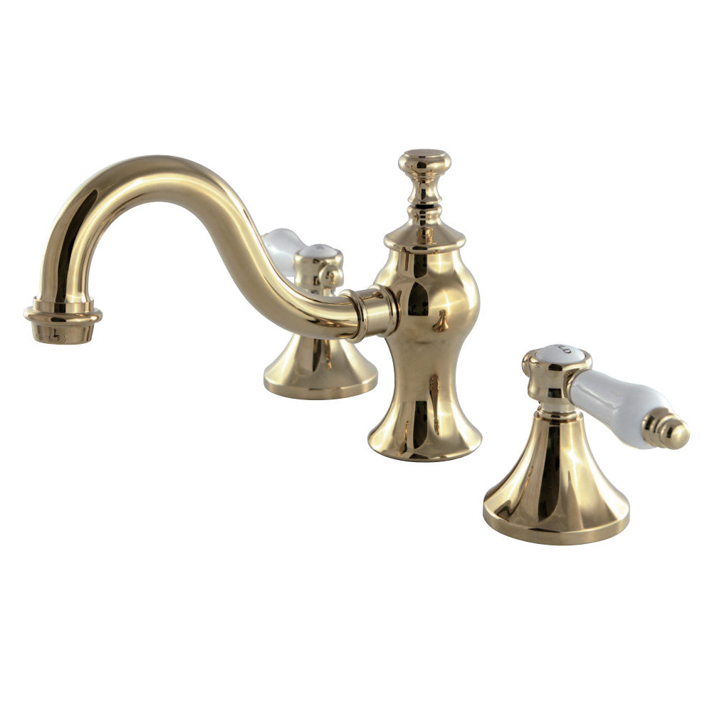 Kingston Brass KC7168BPL 8 in. Widespread Bathroom Faucet
