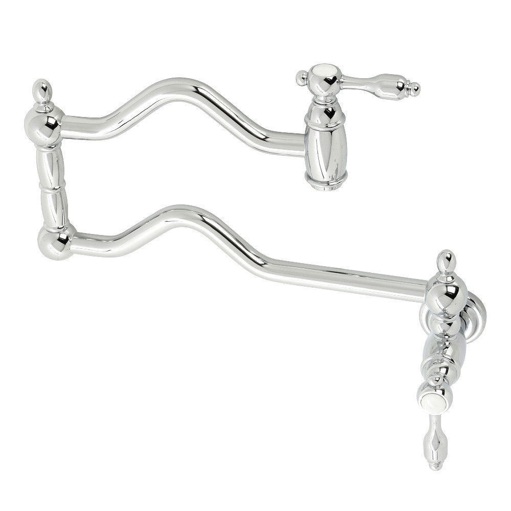 Kingston Brass KS2100TAL Tudor Wall Mount Pot Filler