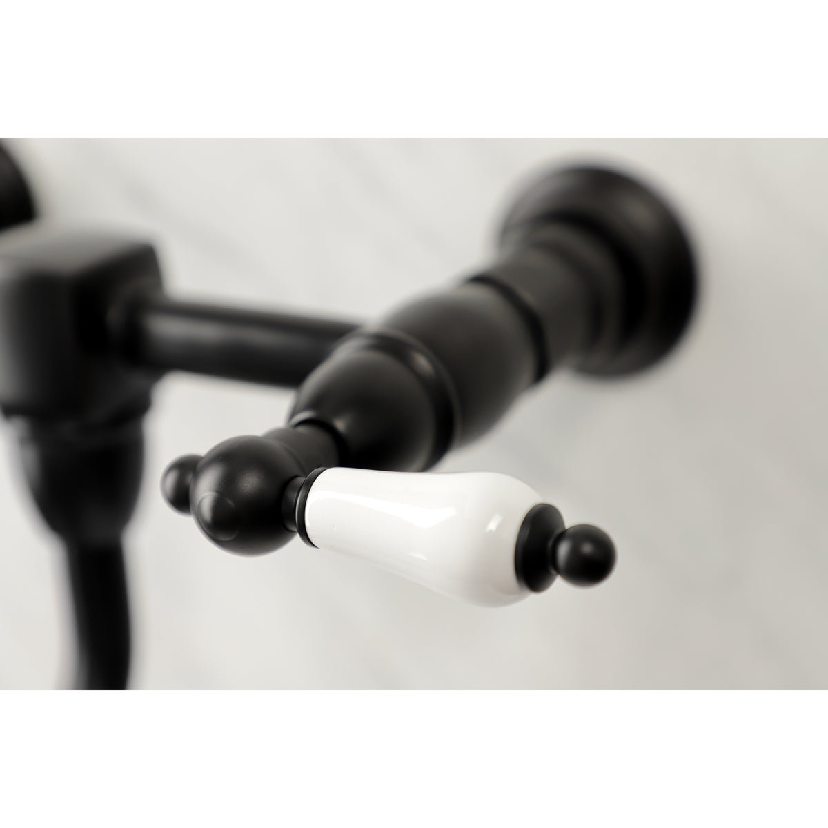 Kingston Brass KS1215PL Heritage Wall Mount Bathroom Faucet