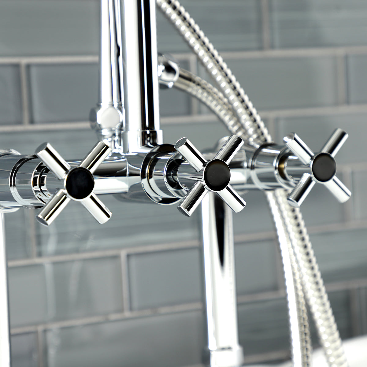 Aqua Vintage Concord Deck Mount Clawfoot Tub Faucet
