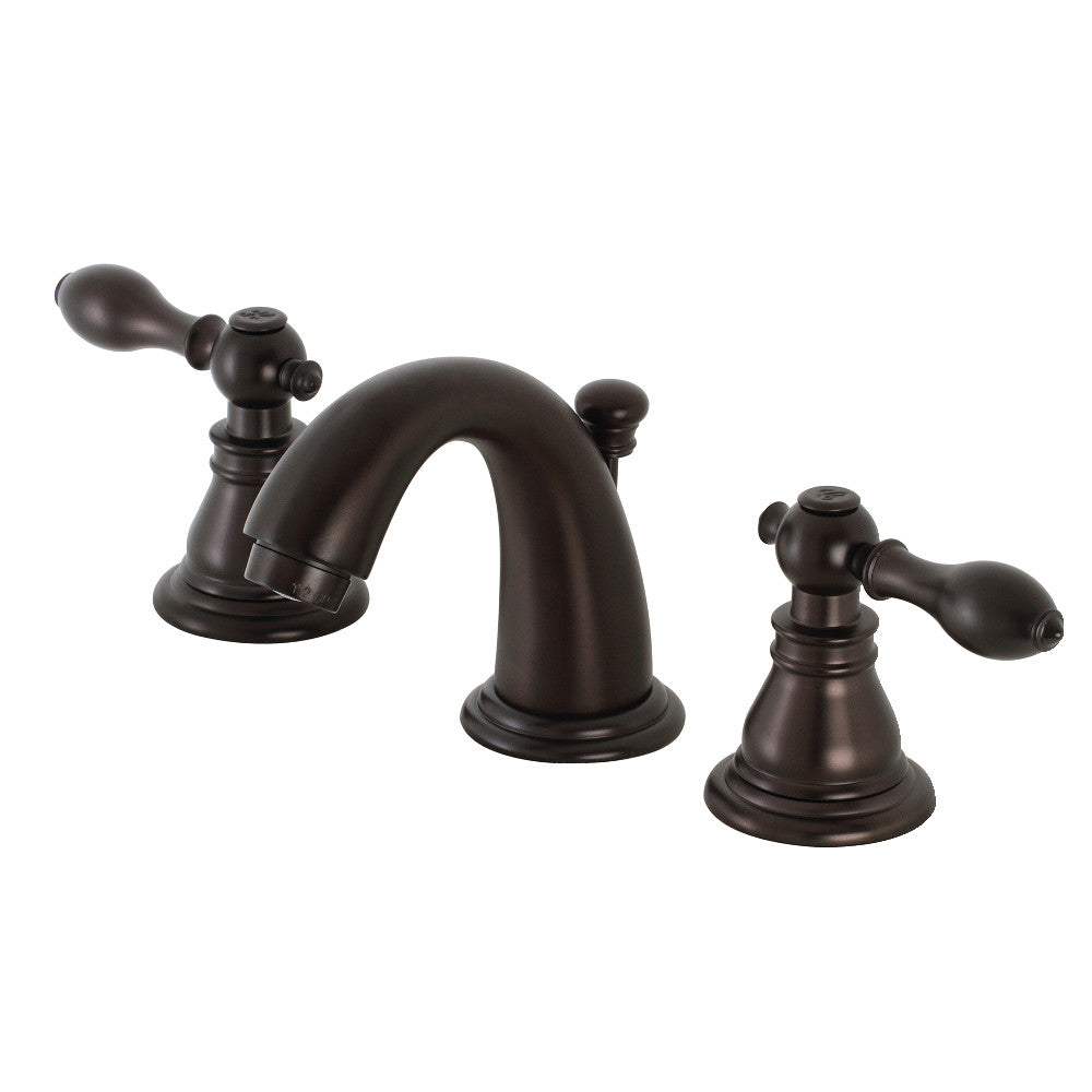 Kingston Brass KB915ACL American Classic Widespread Bathroom Faucet with Retail Pop-Up