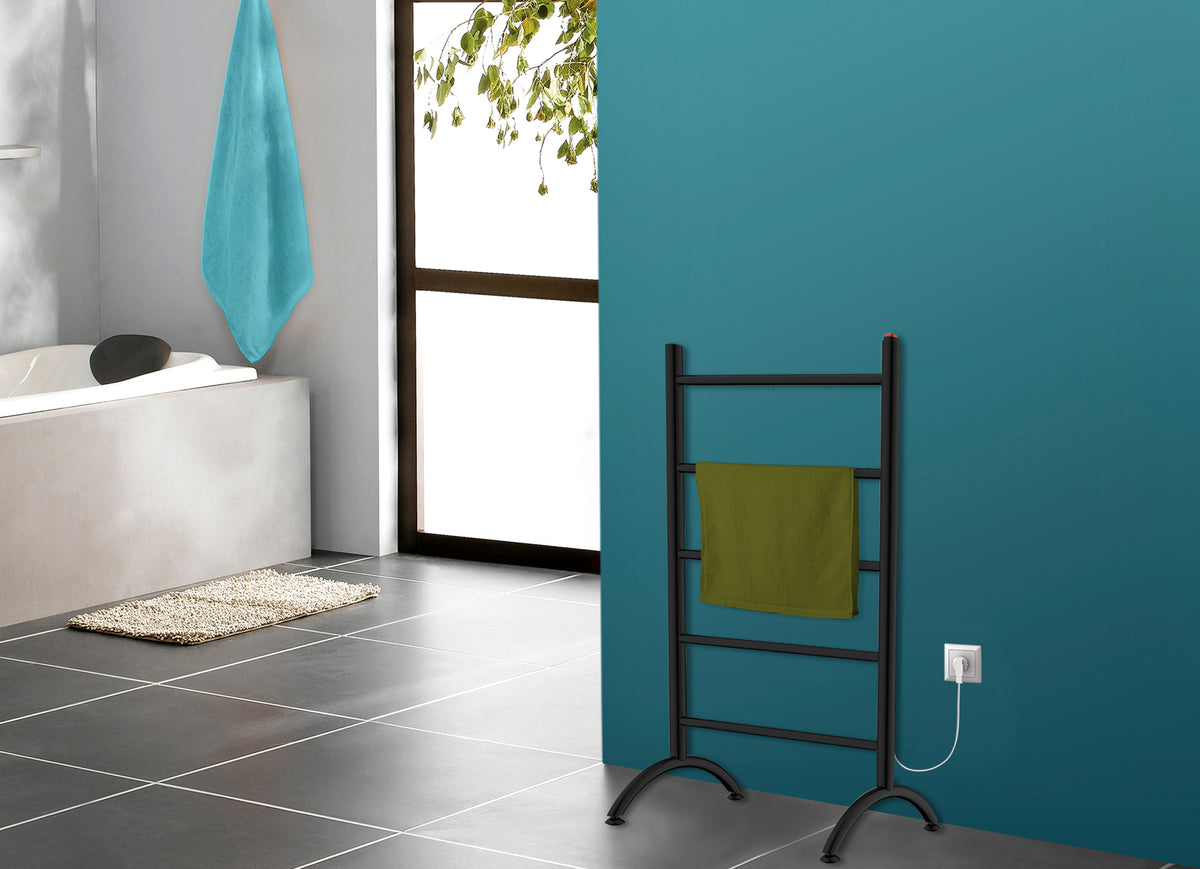 Kingston Brass Templeton Freestanding/Wall Mount Hardwired or Plug-In Towel Warmer