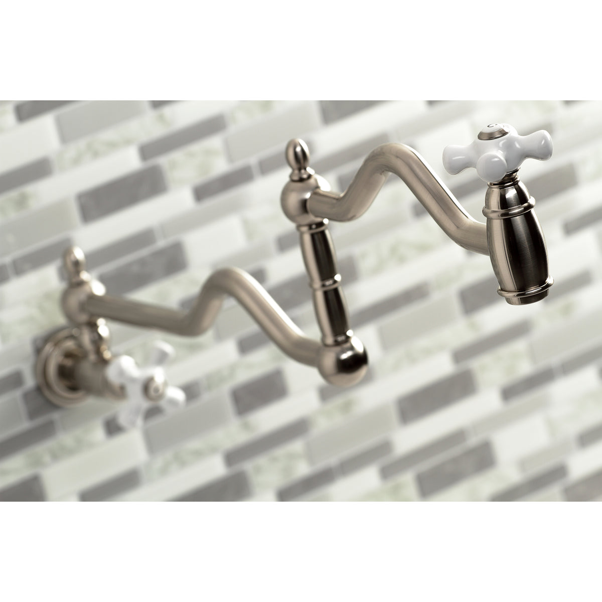 Kingston Brass KS2100PX Heritage Wall Mount Pot Filler