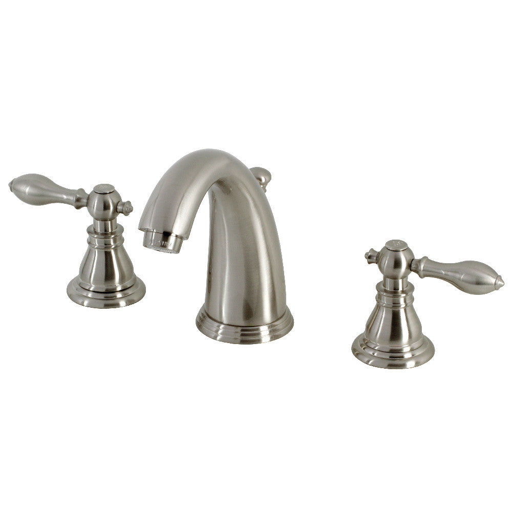 Kingston Brass KB981ACL American Classic Widespread Bathroom Faucet with Retail Pop-Up